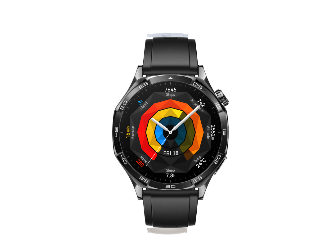 Huawei Watch GT 5 46mm Smartwatch, up to 14 Days Battery Life, 5 ATM Water-Resistant, iOS and Android, Fluoroelastomer Strap Huawei Watch GT 5 46mm Smartwatch, up to 14 Days Battery Life, 5 ATM Water-Resistant, iOS and Android, Fluoroelastomer Strap